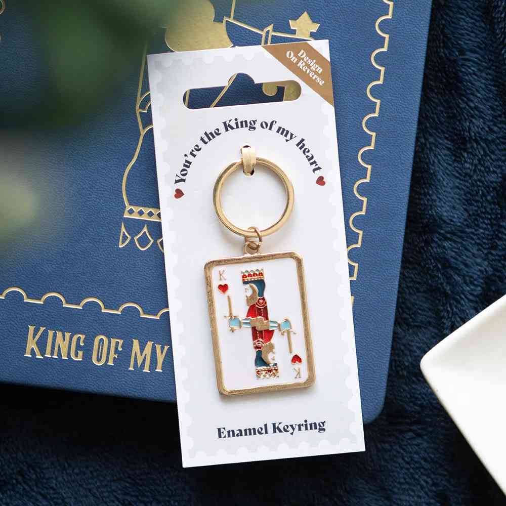 Something Different - King of My Heart Playing Card Schlüsselring - Mehrfarben